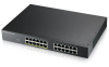 Smart L2 PoE+ Zyxel NebulaFlex GS1915-24EP, rack 19", 24xGE (12xPoE+), бюджет PoE 130 Вт