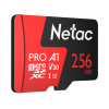 Фото Netac P500 Extreme PRO 256GB MicroSDXC V30/A1/C10 up to 100MB/s, retail pack with SD Adapter