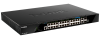 Фото D-Link PROJ Управляемый L3 стекируемый PoE-коммутатор, 20x1000Base-T PoE, 4x2.5GBase-T PoE, 2x10GBase-T, 2x10GBase-X SFP+, PoE-бюджет 370 Вт (740 Вт с DPS-700), CLI, консольный порт RJ-45, RPS
