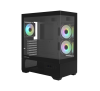 ZALMAN CHRONIX V2, ATX, BLACK, WINDOW, 1xCombo (3.5’’ or 2.5’’), 1x3.5’’HDD, 2x2.5’’SSD, 1xUSB2.0, 1xUSB3.0, 1xUSB Type-C, SIDE 2x120mm ARGB, REAR 1x120mm ARGB