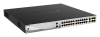 Фото D-Link PROJ Управляемый L3 стекируемый PoE-коммутатор, 24x1000Base-T PoE, 2x10GBase-T, 4x10GBase-X SFP+, PoE-бюджет 370 Вт (740 Вт с DPS-700), защита от статического электричества до