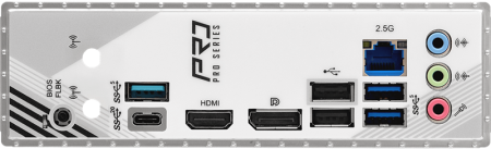 Фото ASROCK B860M PRO RS, LGA1851, B860, 4*DDR5, 4*SATA, 4*M.2, 6*USB 3.2, 2*USB 2.0, Type-C, 2*PCIx16, 1*M.2 (Key E), HDMI+DP, mATX