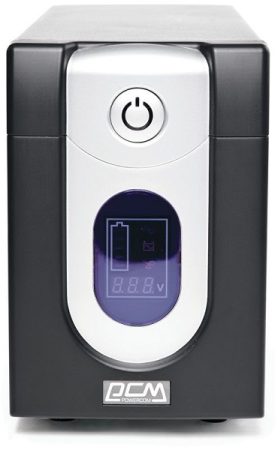 Фото Powercom Back-UPS IMPERIAL, Line-Interactive, 1025VA/615W, Tower, 6*IEC320-C13 (2 surge & 4 batt), LCD, USB (507310)