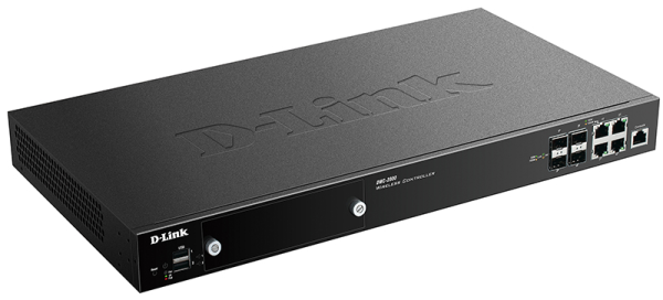 Фото D-Link PROJ WLAN Controller, 4xCombo 1000Base-T/SFP, 2xUSB ports, RJ45 Console, 64/256 Unified APs management ability