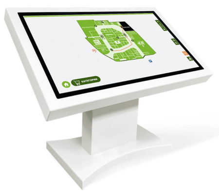 Фото Интерактивный стол NexTable One 55P, 55", FHD(1920х1080), PCAP, 10 касаний, Intel Pentium, DDR4 8Gb, SSD 256Gb, Wi-Fi,USB 2.0 х 2