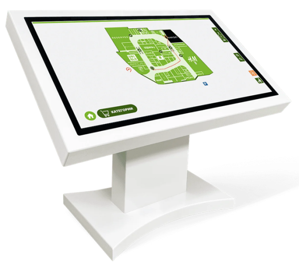 Фото Интерактивный стол NexTable One 55P, 55", FHD(1920х1080), PCAP, 10 касаний, Intel Pentium, DDR4 8Gb, SSD 256Gb, Wi-Fi,USB 2.0 х 2