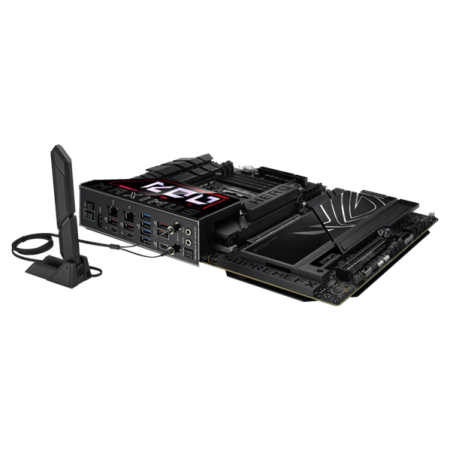 Фото ASUS ROG MAXIMUS Z890 HERO, LGA1851, Z890, 4*DDR5, 4*SATA, 6*M.2, 8*USB 3.2, Type-C, 2*PCIx16, 1*PCIx1, 2*Thunderbolt™ 4, HDM, ATX; 90MB1ID0-M0EAY0