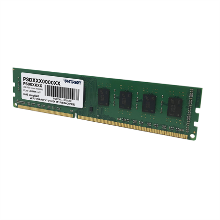 Фото Patriot SL DDR3L DIMM 4GB 1600MHz CL11 1*4GB 11-11-11-28 1.35V