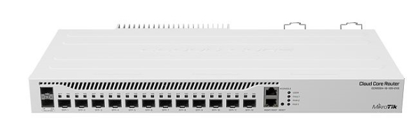 Фото MikroTik Cloud Core Router 2004-1G-12S+2XS with Annapurna Alpine AL32400 Cortex A57 CPU (4-cores, 1.7GHz per core), 4GB RAM, 1x Gigabit RJ45 port, 12x 10G SFP+ cages, 2 x 25G SFP28 cages, RouterOS L6,