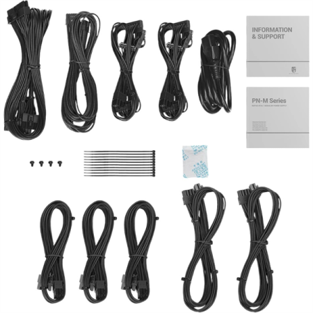 Фото Deepcool GAMERSTORM PN850M (ATX 3.1, 850W, Full Cable Management, PWM 120mm fan, Active PFC, 80+ GOLD, Gen5 PCIe) RET (R-PN850M-FC0B-WGEU)