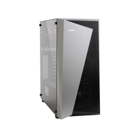 Фото ZALMAN S4 Plus, ATX, BLACK, WINDOW, 2x3.5", 1x2.5", 2xUSB2.0, 1xUSB3.0, FRONT 2x120mm RGB, REAR 1x120mm RGB