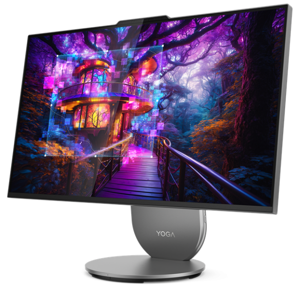 Фото Lenovo Yoga AIO 27IAH10 27" QHD (2560x1440) IPS 400N 120Hz, Ultra 9 285H, 32GB LPDDR5x-7467, 1TB SSD M.2, NVIDIA RTX 4050 6GB, WiFi7, BT, Wireless KB&Mouse, Win 11 Home Rus, Luna Grey, 1Y