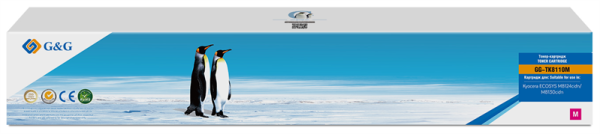 Фото G&G toner-cartridge для Kyocera ECOSYS M8130cidn/M8124cidn TK-8110M 1T02P3BAX0 6 000 стр. пурпурный гарантия 36 мес.