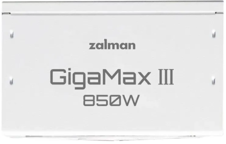 Фото Zalman ZM850-GV3 WH, 850W, ATX12V v3.0, Gen 5.0, APFC, 12cm Fan, 80+ Bronze, Retail