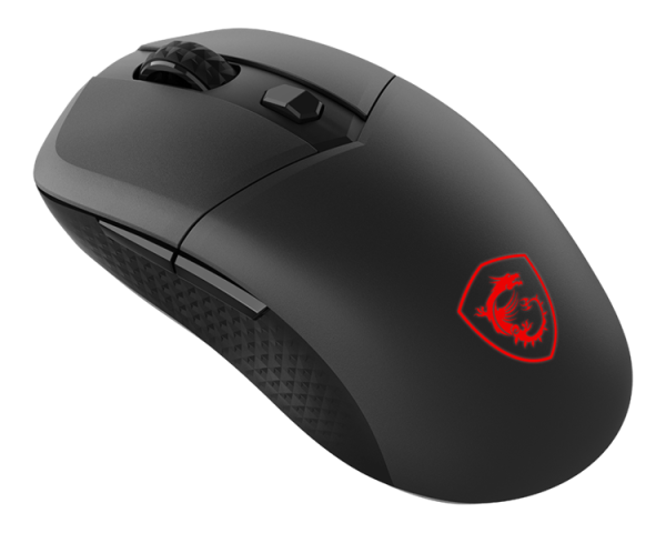 Фото Mouse MSI VERSA 300, Wireless, 60g, DPI 8000, Symmetrical design, black