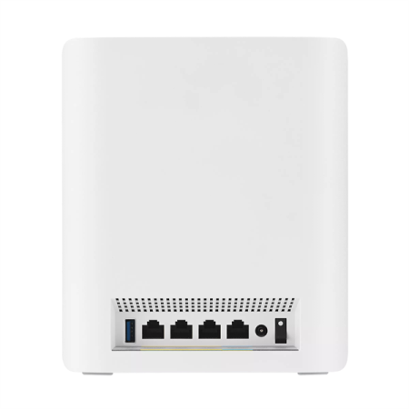 Фото ASUS BT8(W-1-PK)//1 access point /802.11b/g/n/ac/ax/be, 688 + 8643Mbps, 2,4 + 6 gGz, white