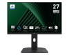 MSI PRO MP275PG 27" 16:9 FHD(1920x1080), IPS Flat, 1ms(MPRT), 1300:1, 100M:1, 300nits, 178/178, HDMI 1.4b, DP 1.2a, VGA, Speaker, Tilt, Swivel, Height, Pivot, 100HZ, Black, 1y war-ty