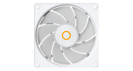 Фото Ocypus Gamma F12 Elite WH ARGB REVERSE BLADE 3 IN 1, 120x120x25mm, 4-PIN PWM, 600-1800 RPM, 26 DBA MAX, HYDRO BEARING
