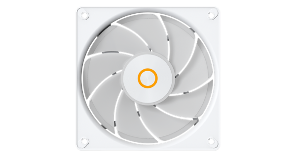 Фото Ocypus Gamma F12 Elite WH ARGB REVERSE BLADE 3 IN 1, 120x120x25mm, 4-PIN PWM, 600-1800 RPM, 26 DBA MAX, HYDRO BEARING