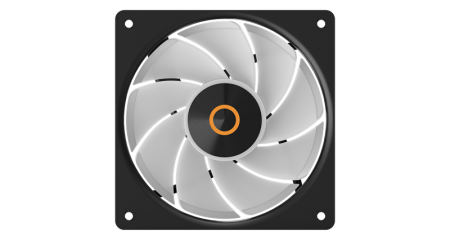 Фото Ocypus Gamma F12 Elite BK ARGB REVERSE BLADE, 120x120x25mm, 4-PIN PWM, 600-1800 RPM, 26 DBA MAX, HYDRO BEARING