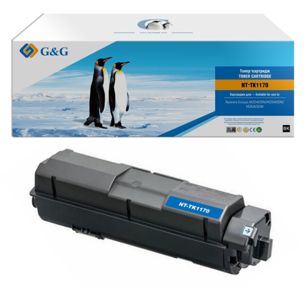 Тонер-картридж G&G GG-TK1170 черный (7200стр.) для Kyocera Ecosys M2040DN/M2540DN/M2640IDW