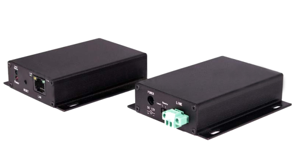 OSNOVO TA-IP+RA-IP Удлинитель Ethernet (VDSL), (комплект передатчик+приёмник); расстояние передачи Ethernet до 3000м по витой паре; скорость передачи 146 Мбит/с (15м)б 134 Мбит/с (300м), 52 Мбит/с (90