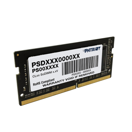 Фото Patriot SL DDR4 32GB 3200MHz SO-DIMM SINGLE 1*32GB CL22 22-22-22-52 1.2V
