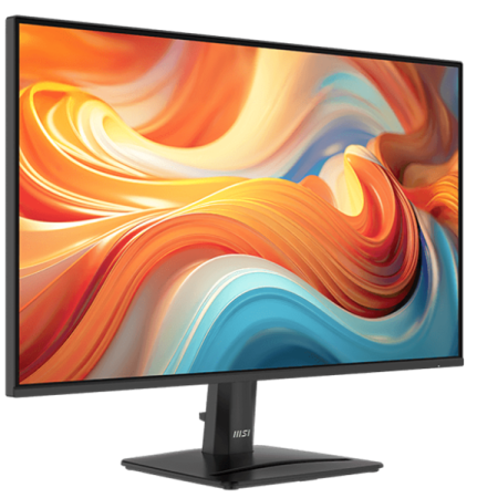 Фото MSI PRO MP271 E14A 27" 16:9 FHD(1920x1080), IPS Flat, 4ms(GTG), 1500:1, 100M:1, 300nits, 178/178, HDMI 2.0, DP 1.4a, VGA, Speaker, Tilt, 144HZ, Black, 1y war-ty