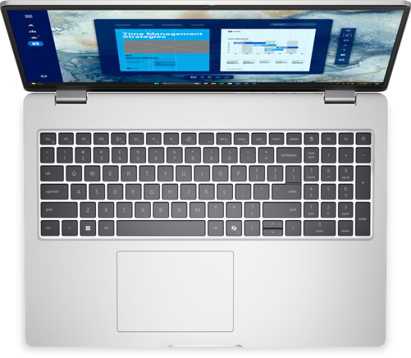 Фото DELL 16 Pro Ultra 7 255U 16” 16:10 FHD+ (1920 x 1200),60Hz,IPS,Non-Touch, AGl,300 nit,16GB (1x16GB) 512GB SSD Intel graphics ,Backlit,FPR,2y,Linux,1,9kg,KB Eng/Rus,Platin Silver