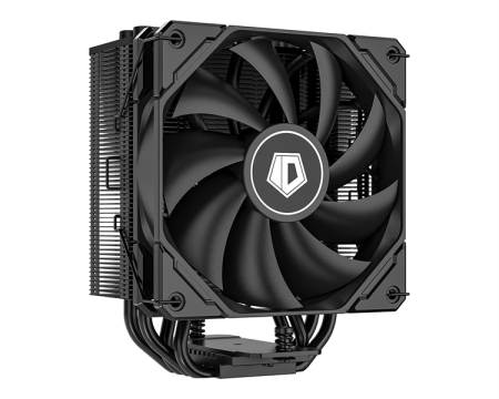 Фото ID-COOLING SE-224-XTS BLACK LGA1700/1200/115X/AM5/AM4 (10шт/кор, TDP 220W, PWM, 4 тепл.трубки прямого контакта, FAN 120mm) RET