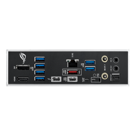 Фото ASUS ROG STRIX B860-F GAMING WIFI, LGA1851, B860, 4*DDR5, 4*SATA, 4*M.2, 7*USB 3.2, Type-C, 2*PCIx16, DP+HDMI, ATX; 90MB1JG0-M0EAY0
