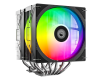 Фото ID-COOLING FROZN A620 PRO SE ARGB LGA1700/1200/115X/AM5/AM4 (8шт/кор, TDP 260W, PWM, черный, 6 тепл.трубок + медная база, DUAL ARGB FAN 120mm) RET