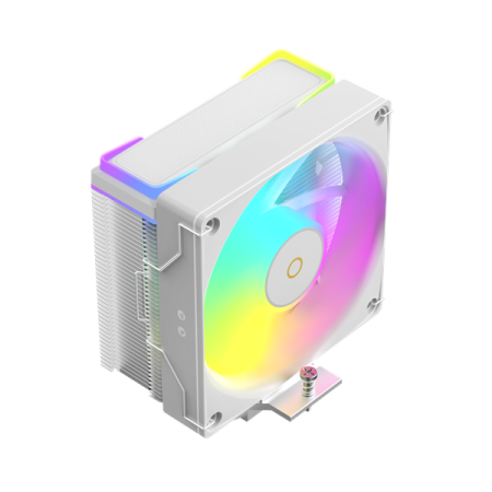 Фото Ocypus Delta A40 SE WH ARGB, 120mm ARGB FAN, Top ARGB Panel, 4 HEAT PIPES, 4-PIN PWM, 800-1800 RPM, 31DBA, HYDRO BEARING, LGA115X/1200/1700/18XX, AM4/AM5
