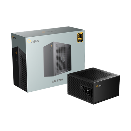 Фото Ocypus Iota P750, 750W, APFC, 80+ Gold, ATX 3.1, Fully Modular, 120mm Fan (P750-GF)