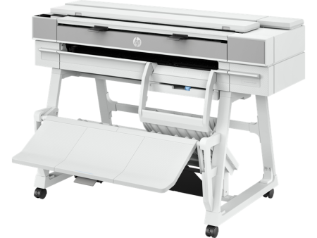 Фото HP DesignJet T950 MFP (p/s/c, 36",4color,2400x1200dpi,2Gb,21spp A1, 120 A1 p/hr, max roll d 140mm, GigEth/Wi-Fi,stand,media bin,rollfeed,sheetfeed,tray50 (A3/A4),autocutter,40 sheet L.F. Stacker,whit