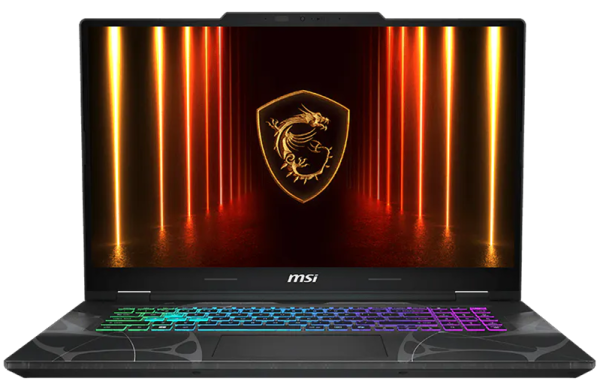 MSI Cyborg A17 AI B2HWFKG AMD Ryzen 7 260 17.3" FHD (1920*1080),144Hz DDR5 16GB (8GB*2),1TB SSD,NV RTX 5060 (8GB GDDR7),55.2Whr,2,5kg,Dos,1y,Translucent Black