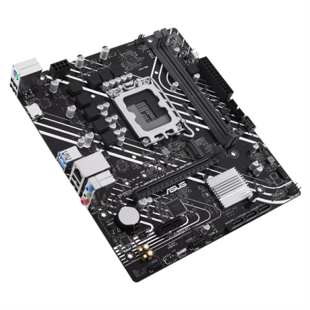 Фото ASUS PRIME H610M-K D4 ARGB, LGA1700, H610, 2*DDR4, 4*SATA, 1*M.2, 2*USB 3.2, 4*USB 2.0, 1*PCIx16, 1*PCIx1, HDMI, mATX; 90MB1HN0-M0EAY0