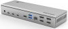 Фото Docking Station WAVLINK Thunderbolt 4 Quad Display/96W Power Delivery Include 20V/11.5A Power Adapter/4xUSB3.0/3xThunderbolt 4/2xDP 4K 60HZ/2xHDMI 4K 60HZ/1xGigabit LAN/1xCombo Audio Jack/1xCardReader