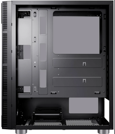 Фото Accord 3407 black w/o PSU ATX 8x120mm 2xUSB2.0 1xUSB3.0 audio bott PSU